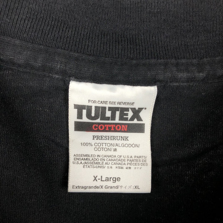 90'S TULTEX HARD ROCK CAFE advertising T-shirt, Made in Canada, Men's XL equivalent, Vintage cotton black type Vintage Second Hand