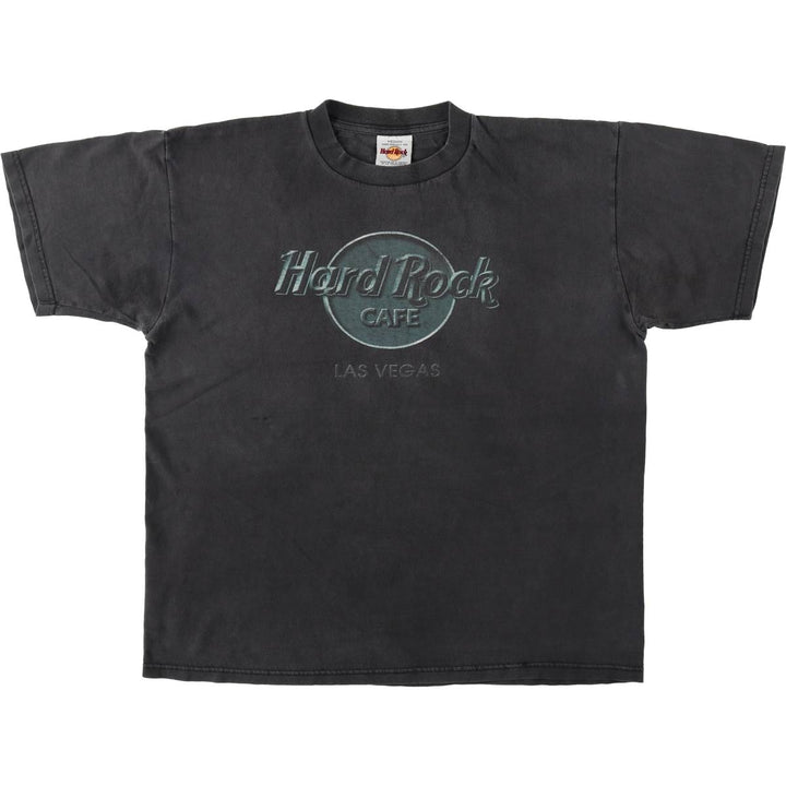90'S HARD ROCK CAFE Hard Rock Cafe Advertising T-shirt Men's M size Vintage cotton black type Vintage Second Hand