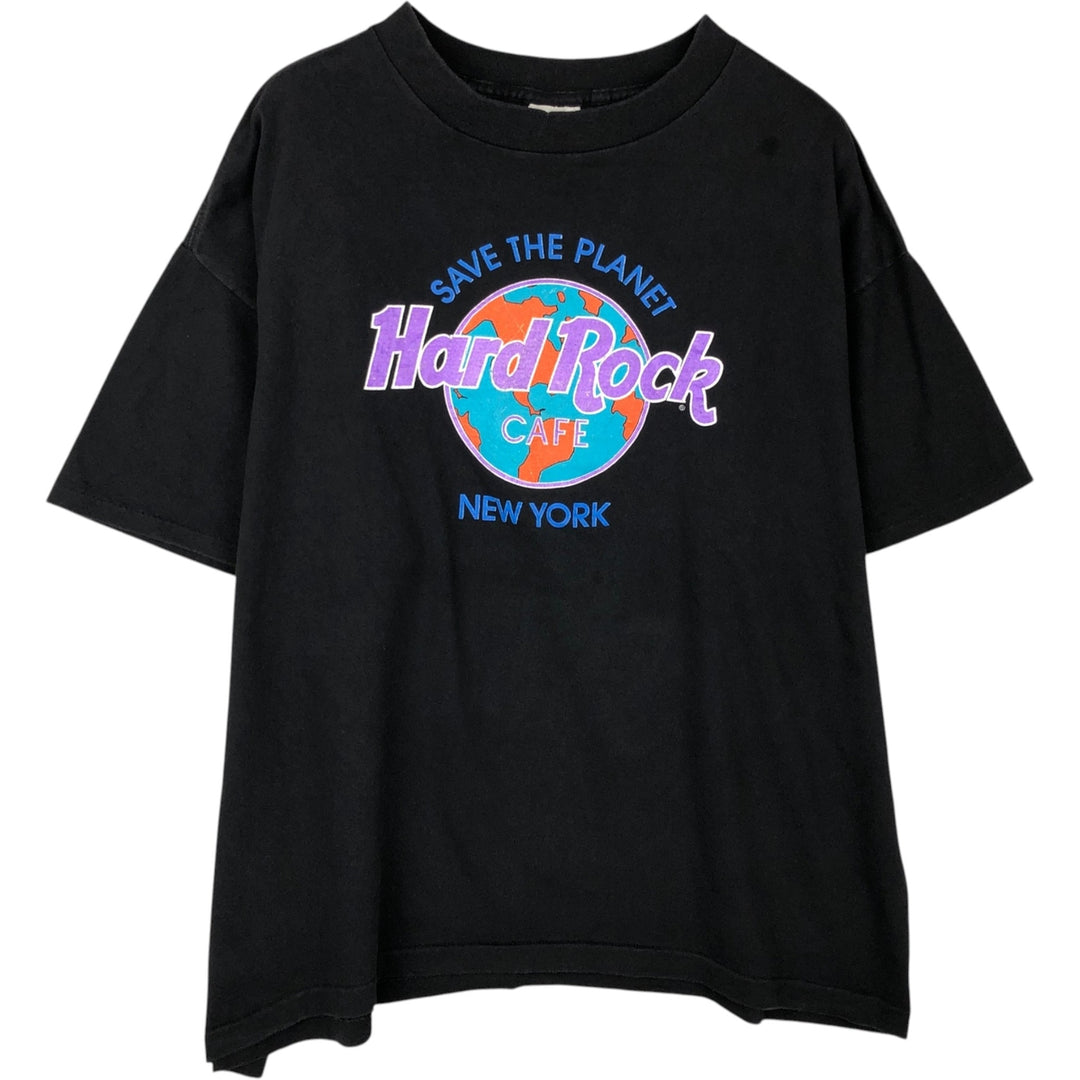 90'S HARD ROCK CAFE Hard Rock Cafe Advertising T-shirt Made in USA Men's XL Vintage cotton black type Vintage Second Hand