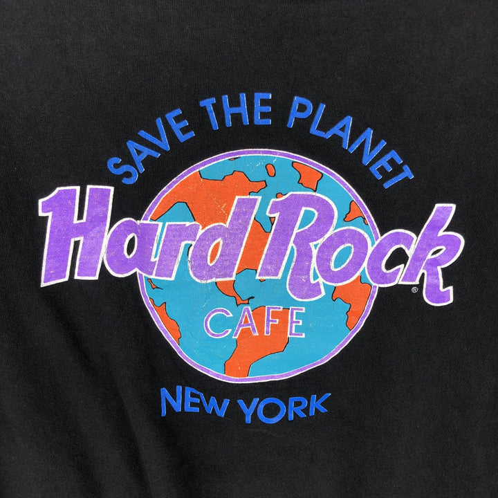 90'S HARD ROCK CAFE Hard Rock Cafe Advertising T-shirt Made in USA Men's XL Vintage cotton black type Vintage Second Hand