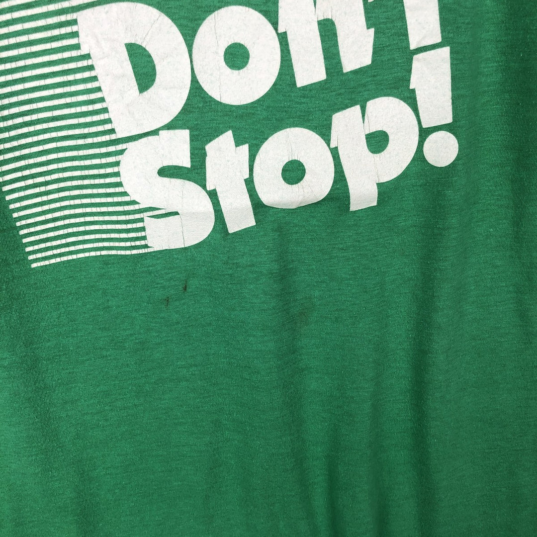 80'S Screen Stars Mountain Dew Advertising T-Shirt, Made in USA, Men's Size XL (approx.) cotton green type Vintage Second Hand