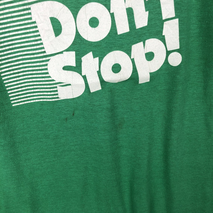 80'S Screen Stars Mountain Dew Advertising T-Shirt, Made in USA, Men's Size XL (approx.) cotton green type Vintage Second Hand
