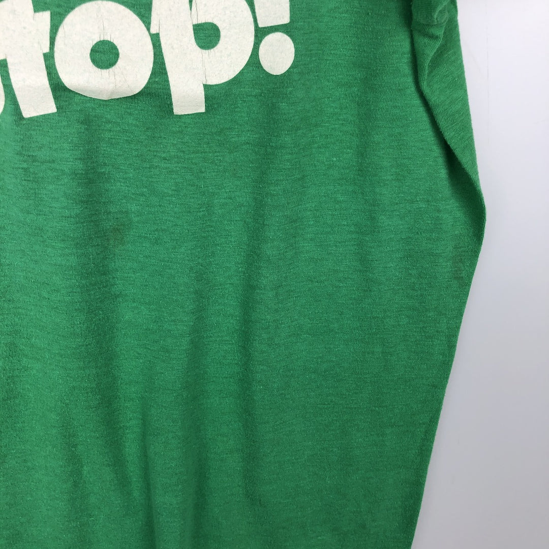 80'S Screen Stars Mountain Dew Advertising T-Shirt, Made in USA, Men's Size XL (approx.) cotton green type Vintage Second Hand