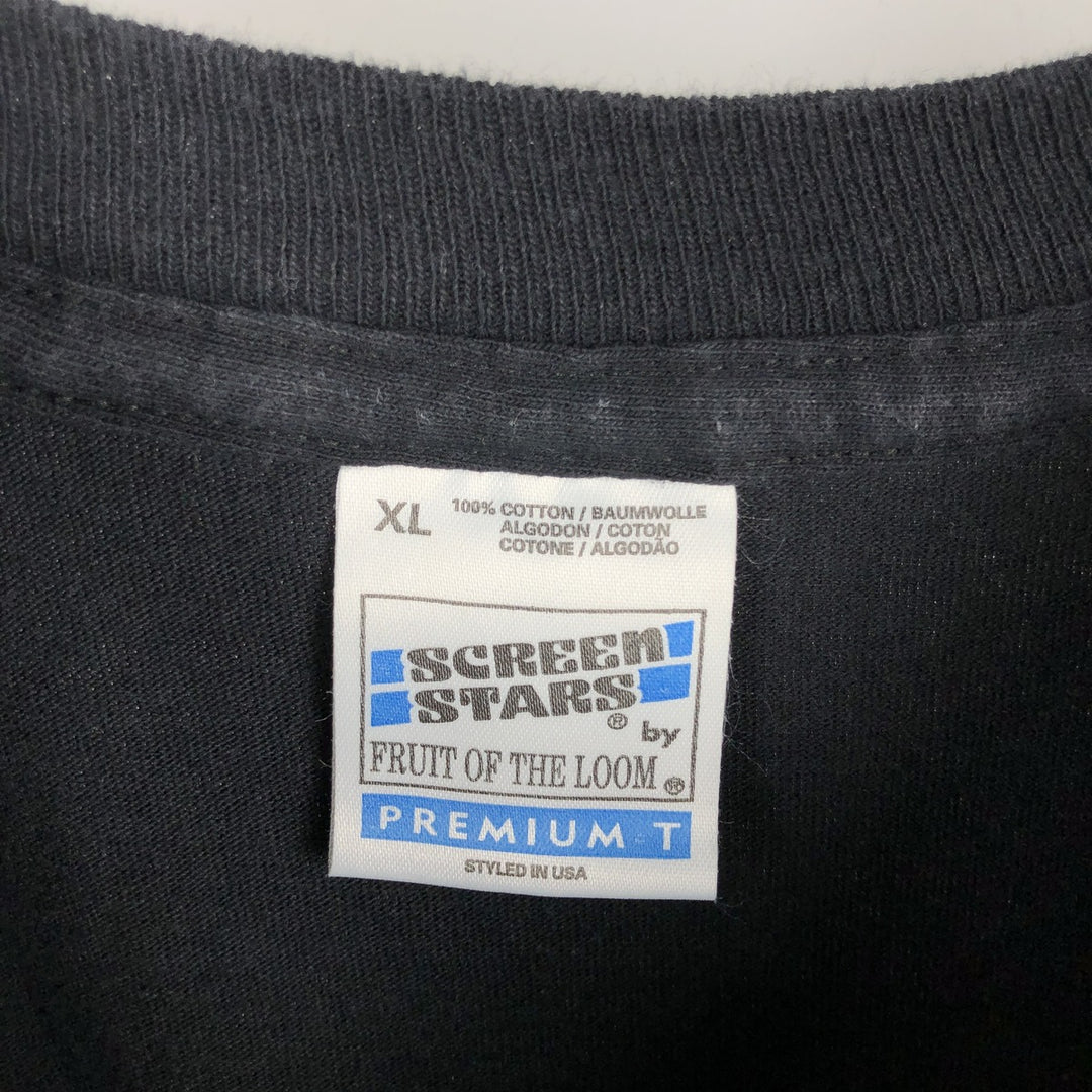 90'S Fruit of the Loom Screen Stars Younger's Scotch Bitter Advertising T-Shirt, Men's XL (approx.) cotton black type Vintage Second Hand