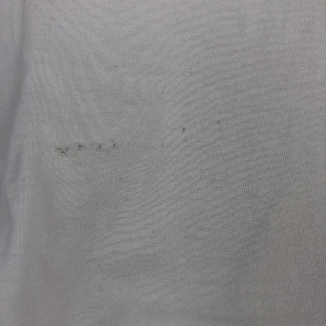 90'S SOF TEE Pig Pattern Animal T-Shirt, Made in USA, Men's XL equivalent, Vintage cotton white type Vintage Second Hand