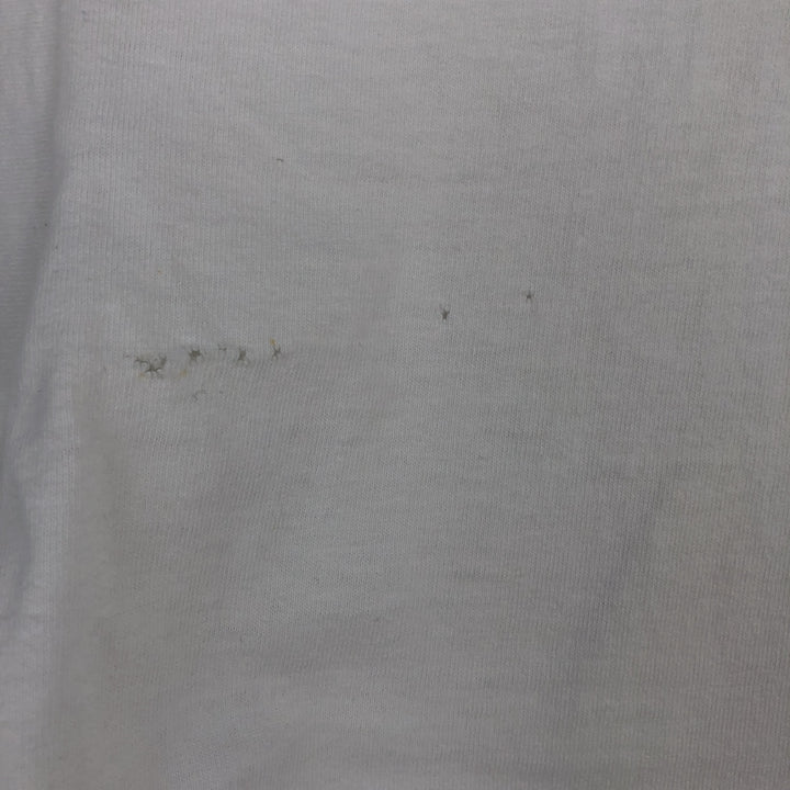 90'S SOF TEE Pig Pattern Animal T-Shirt, Made in USA, Men's XL equivalent, Vintage cotton white type Vintage Second Hand