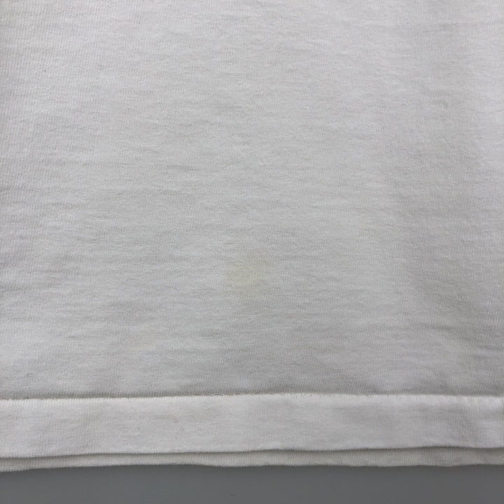~90'S All Sport MAXWEIGHT Cat Pattern Animal T-Shirt, Made in USA, Men's XL equivalent, Vintage cotton white type Vintage Second Hand