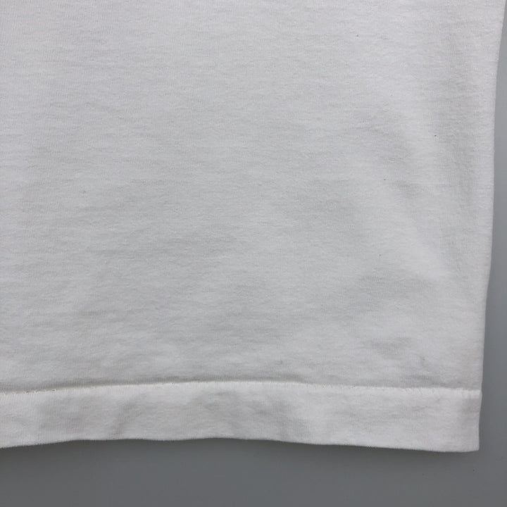 ~90'S All Sport MAXWEIGHT Cat Pattern Animal T-Shirt, Made in USA, Men's XL equivalent, Vintage cotton white type Vintage Second Hand