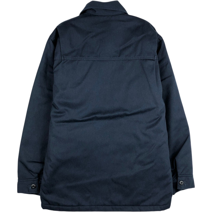 Dickies padded work jacket, men's size M polyester navy blue type Vintage Second Hand