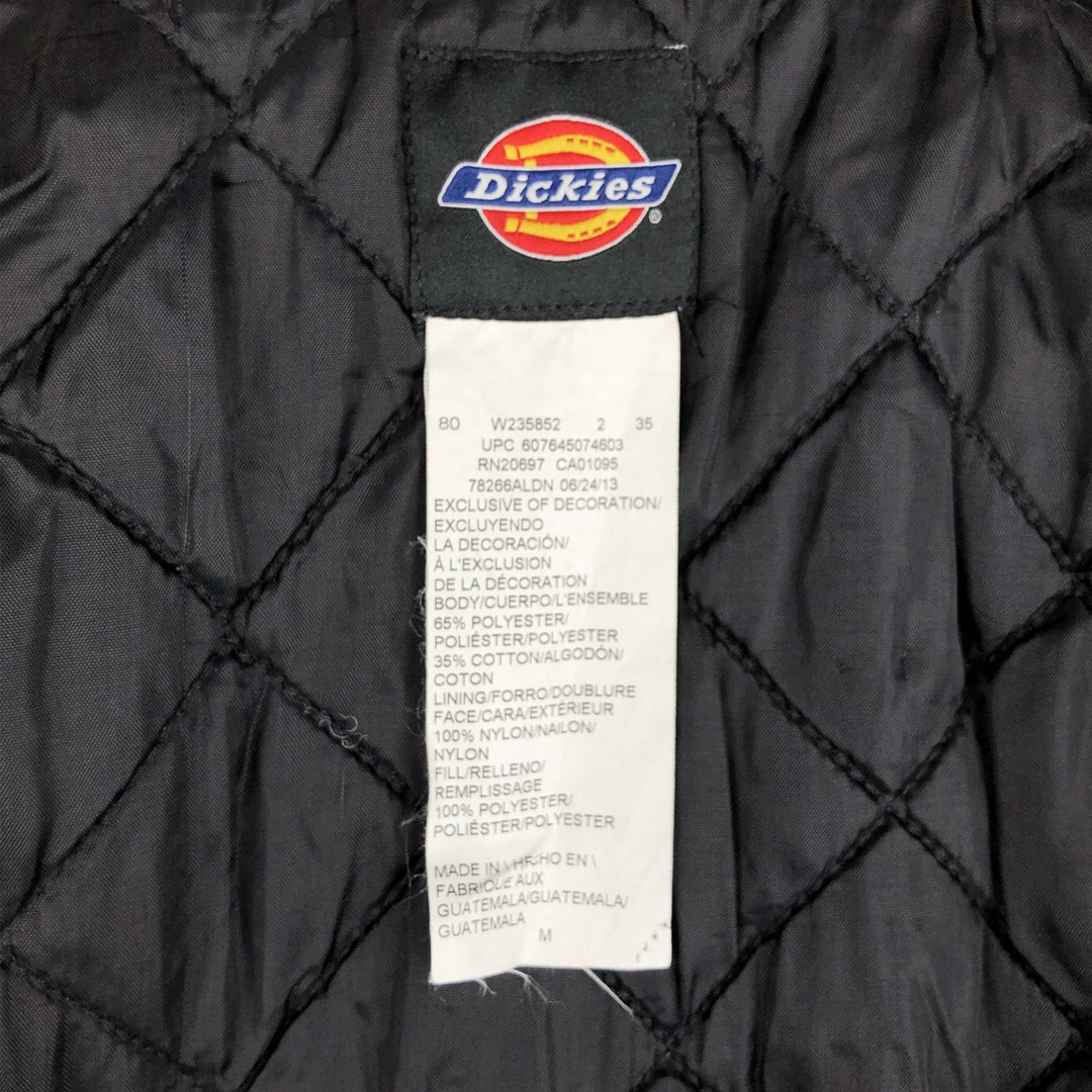 Dickies padded work jacket, men's size M polyester navy blue type Vintage Second Hand