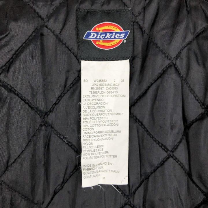 Dickies padded work jacket, men's size M polyester navy blue type Vintage Second Hand