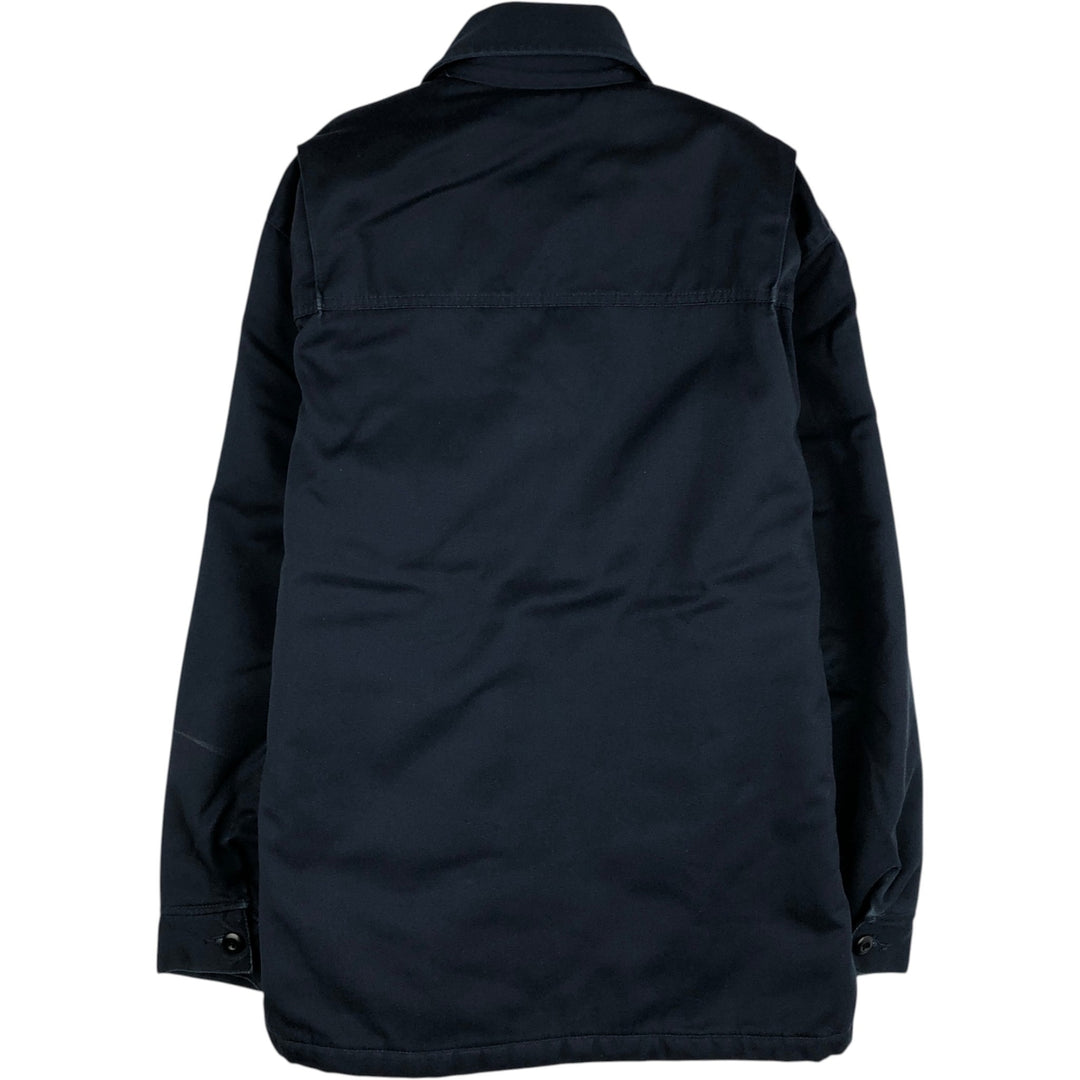 Dickies padded work jacket, men's size L unclear navy blue type Vintage Second Hand