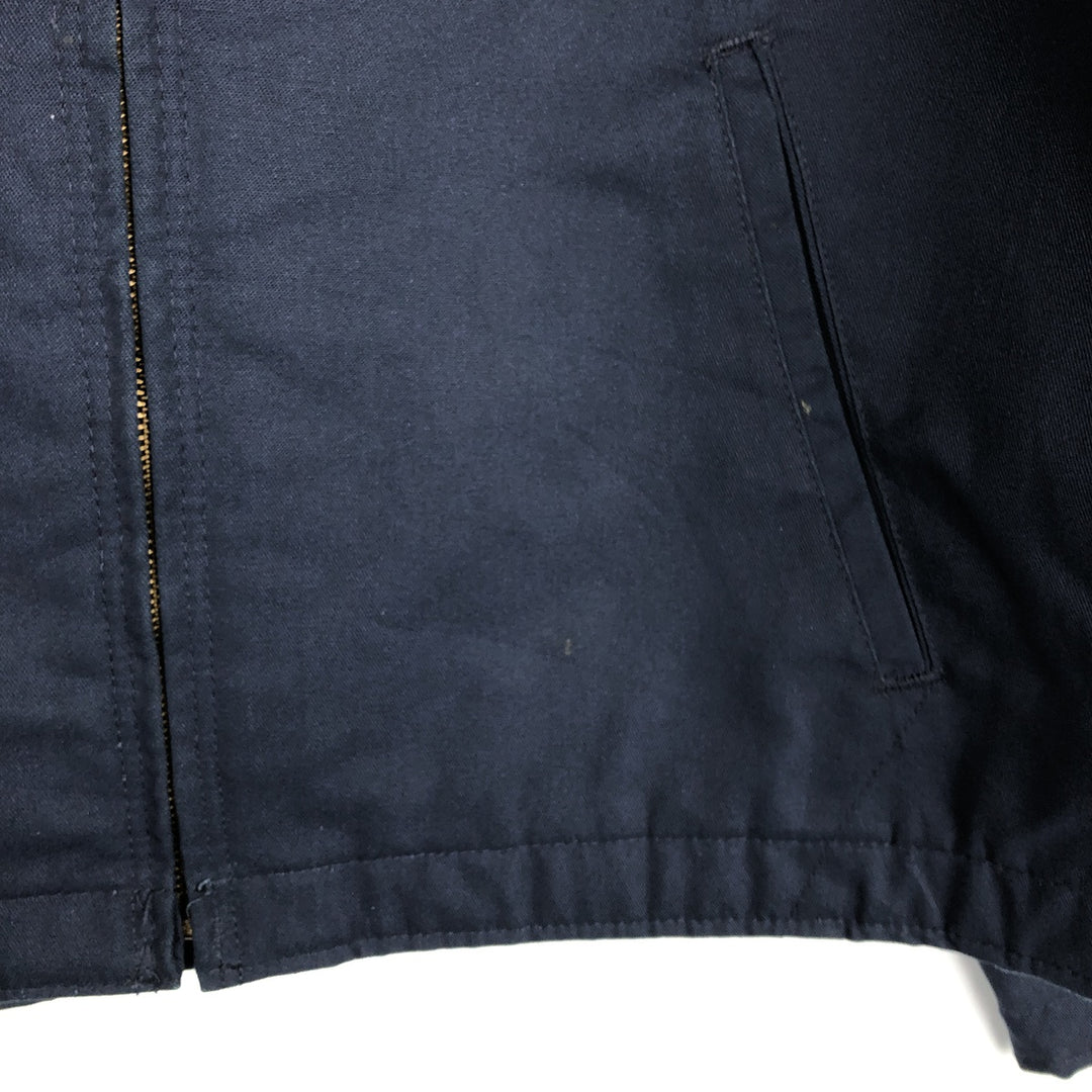 Dickies Eisenhower Jacket, padded work jacket, men's size XL polyester navy blue type Vintage Second Hand