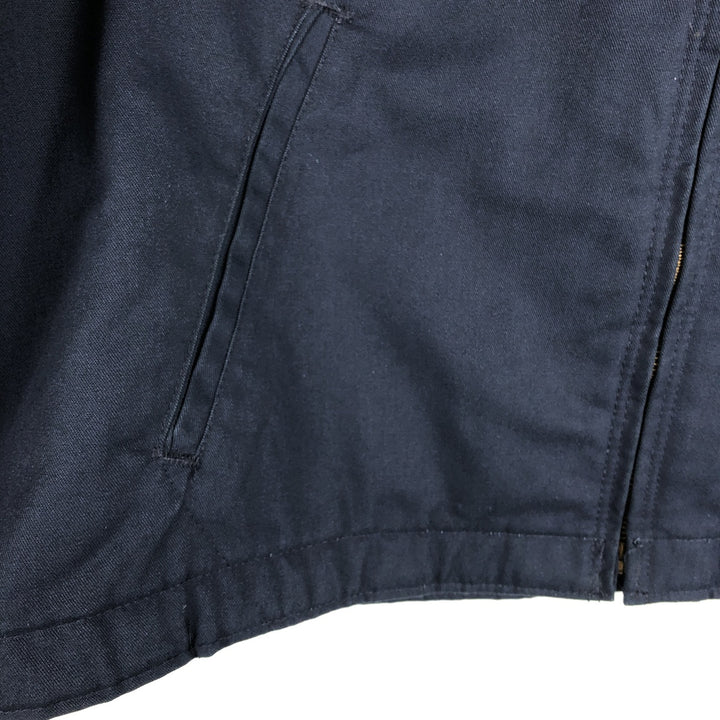Dickies Eisenhower Jacket, padded work jacket, men's size XL polyester navy blue type Vintage Second Hand