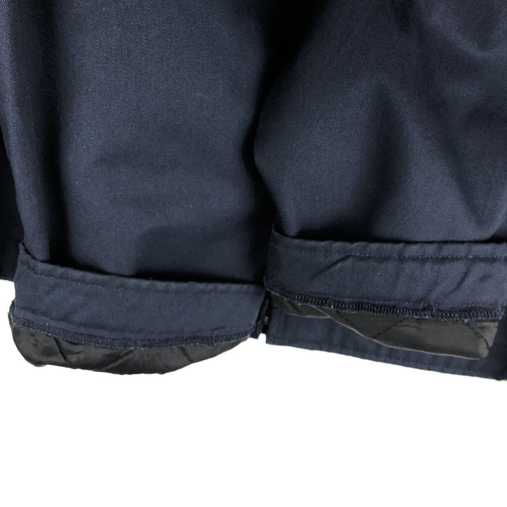 Dickies Eisenhower Jacket, padded work jacket, men's size XL polyester navy blue type Vintage Second Hand