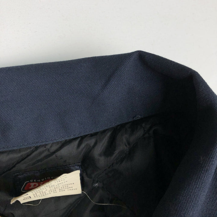 Dickies Eisenhower Jacket, padded work jacket, men's size XL polyester navy blue type Vintage Second Hand