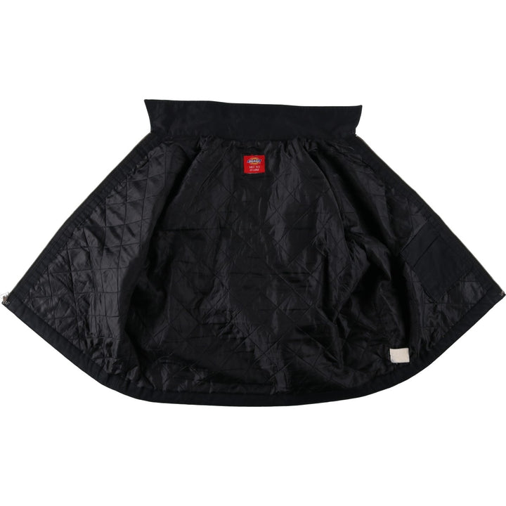 Dickies padded work jacket, men's size XXL polyester black type Vintage Second Hand