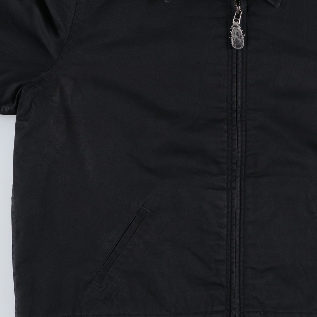 Dickies padded work jacket, men's size XXL polyester black type Vintage Second Hand