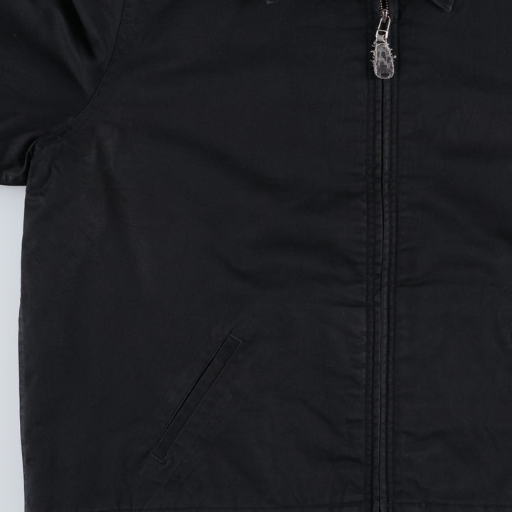 Dickies padded work jacket, men's size XXL polyester black type Vintage Second Hand