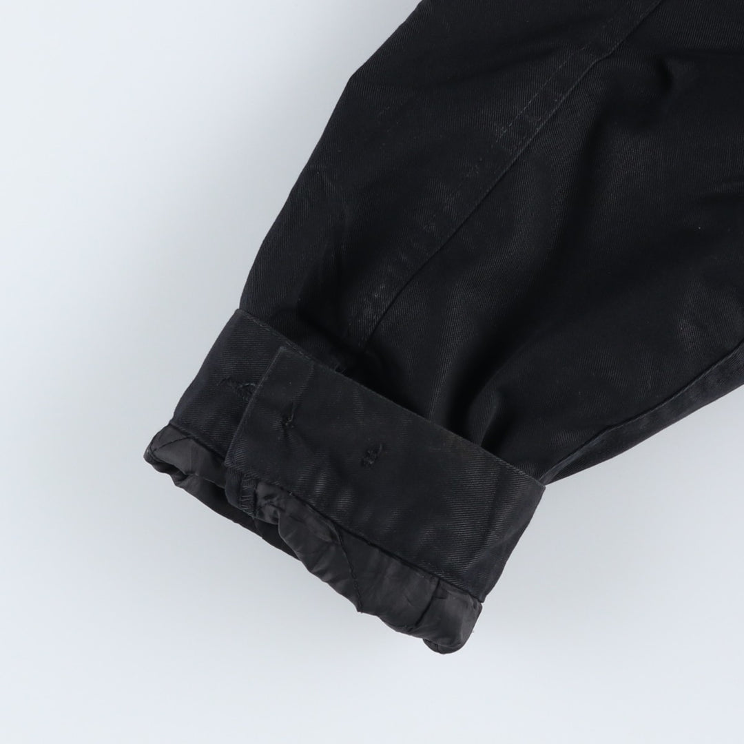 Dickies padded work jacket, men's size XXL polyester black type Vintage Second Hand