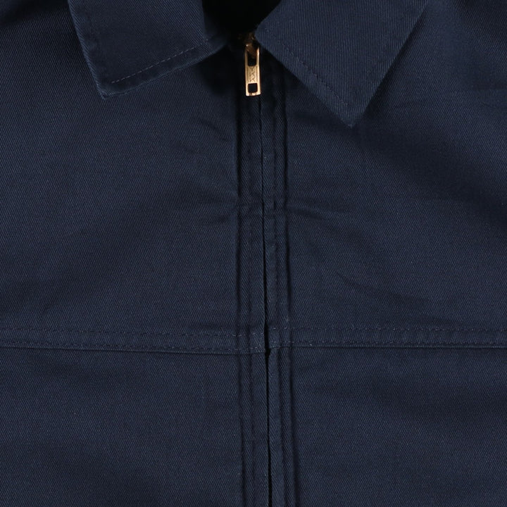 Dickies padded work jacket, men's size L unclear navy blue type Vintage Second Hand