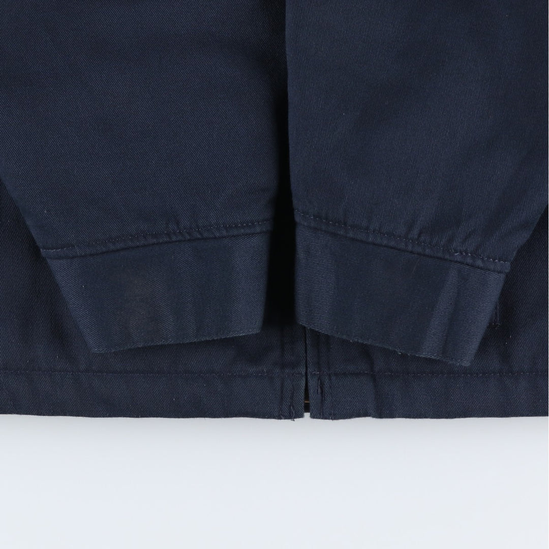 Dickies padded work jacket, men's size L unclear navy blue type Vintage Second Hand