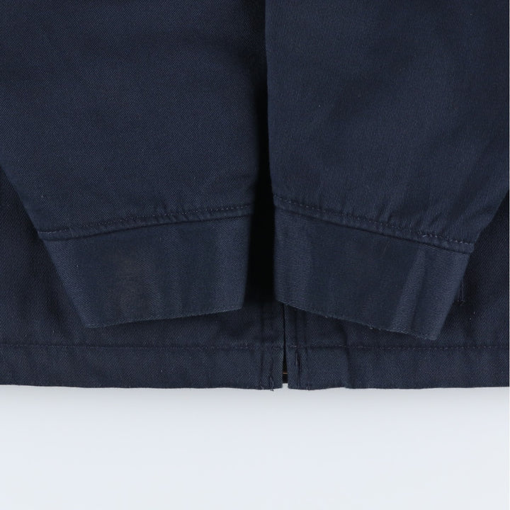 Dickies padded work jacket, men's size L unclear navy blue type Vintage Second Hand