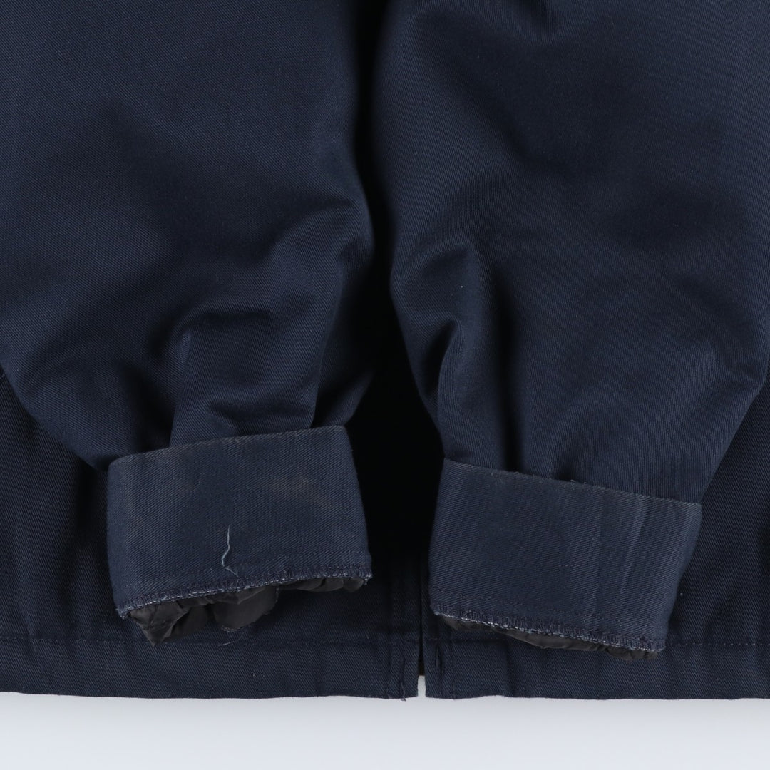 Dickies padded work jacket, men's size L unclear navy blue type Vintage Second Hand