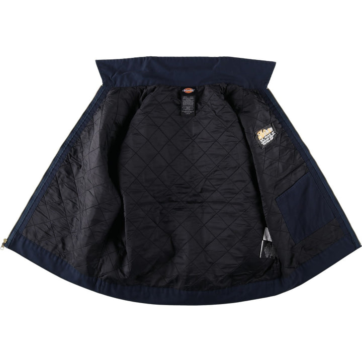 Dickies Padded Eisenhower Jacket Work Jacket Men's Size L polyester navy blue type Vintage Second Hand