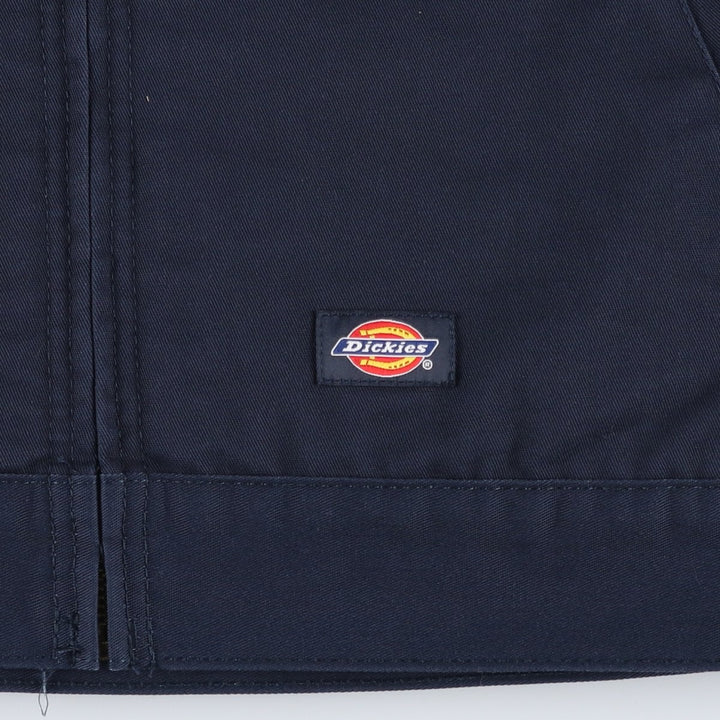 Dickies Padded Eisenhower Jacket Work Jacket Men's Size L polyester navy blue type Vintage Second Hand