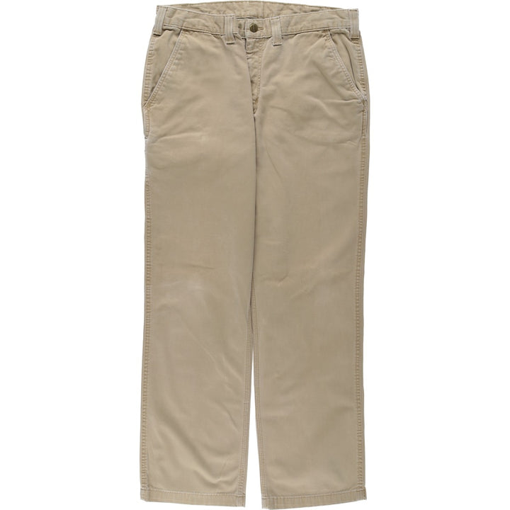 Carhartt Work Pants Men's W36 unclear Beige type Vintage Second Hand