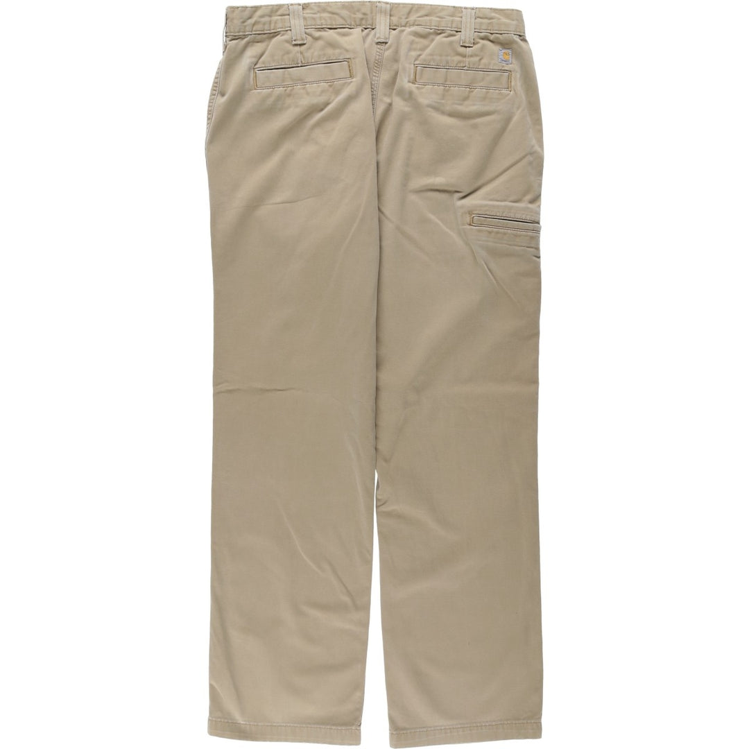 Carhartt Work Pants Men's W36 unclear Beige type Vintage Second Hand