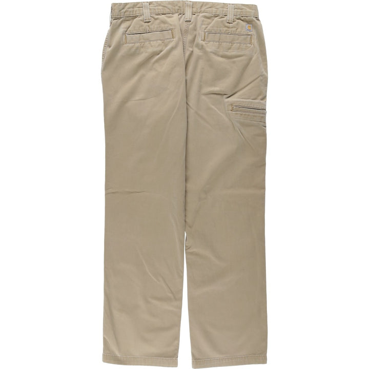 Carhartt Work Pants Men's W36 unclear Beige type Vintage Second Hand