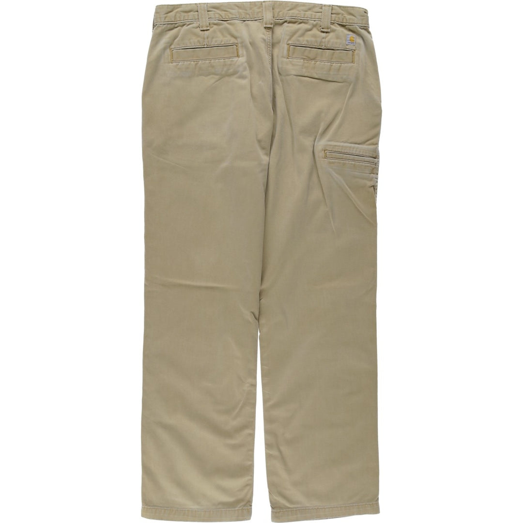 Carhartt Work Pants Men's W36 unclear Beige type Vintage Second Hand
