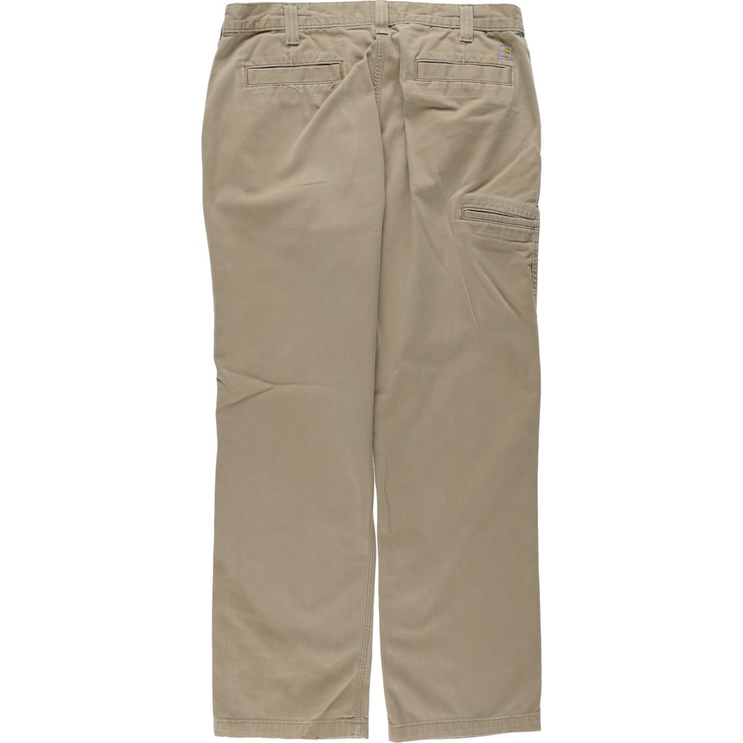 Carhartt Work Pants Men's W36 unclear Beige type Vintage Second Hand
