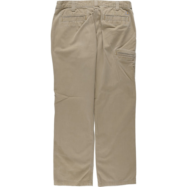 Carhartt Work Pants Men's W36 unclear Beige type Vintage Second Hand