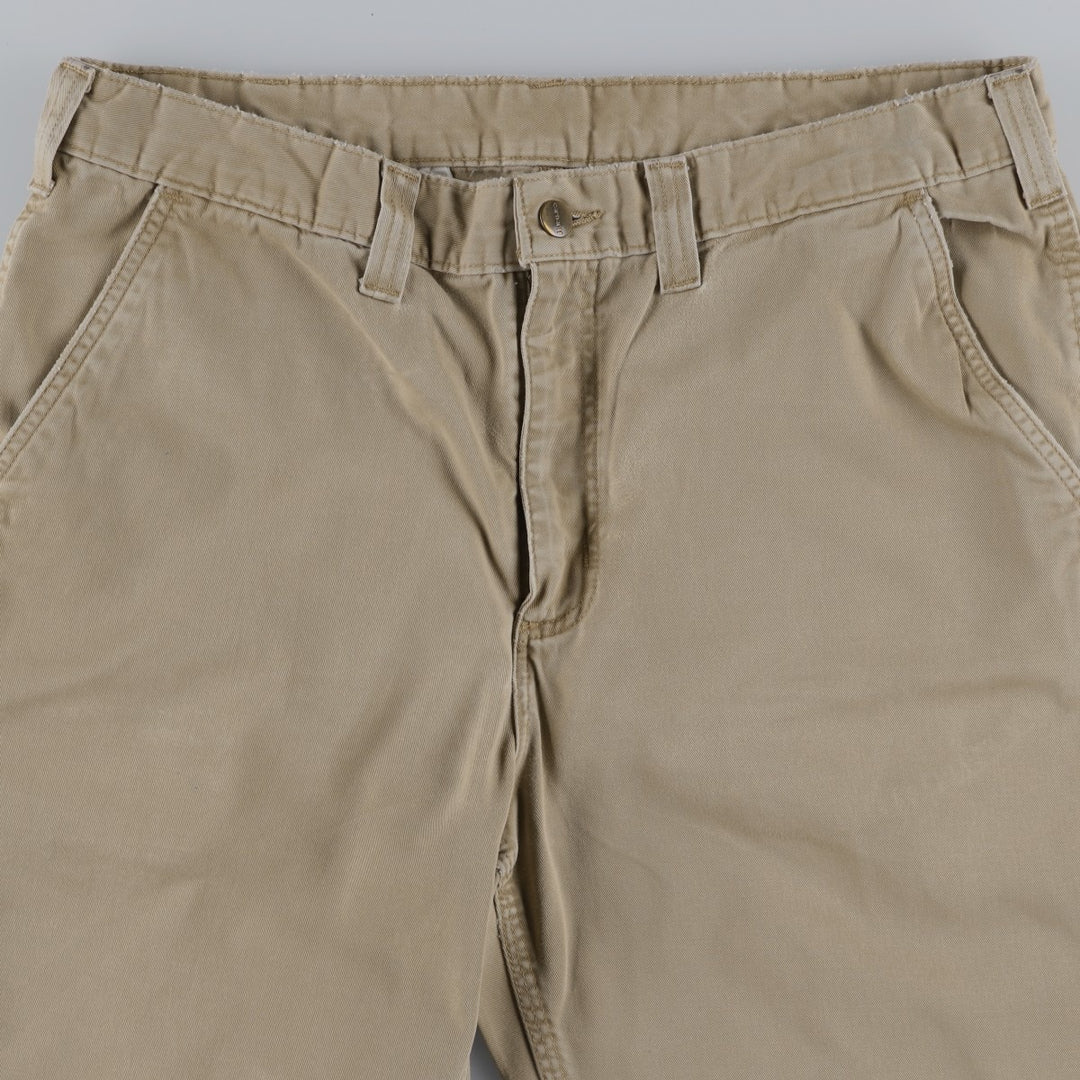 Carhartt Work Pants Men's W36 unclear Beige type Vintage Second Hand