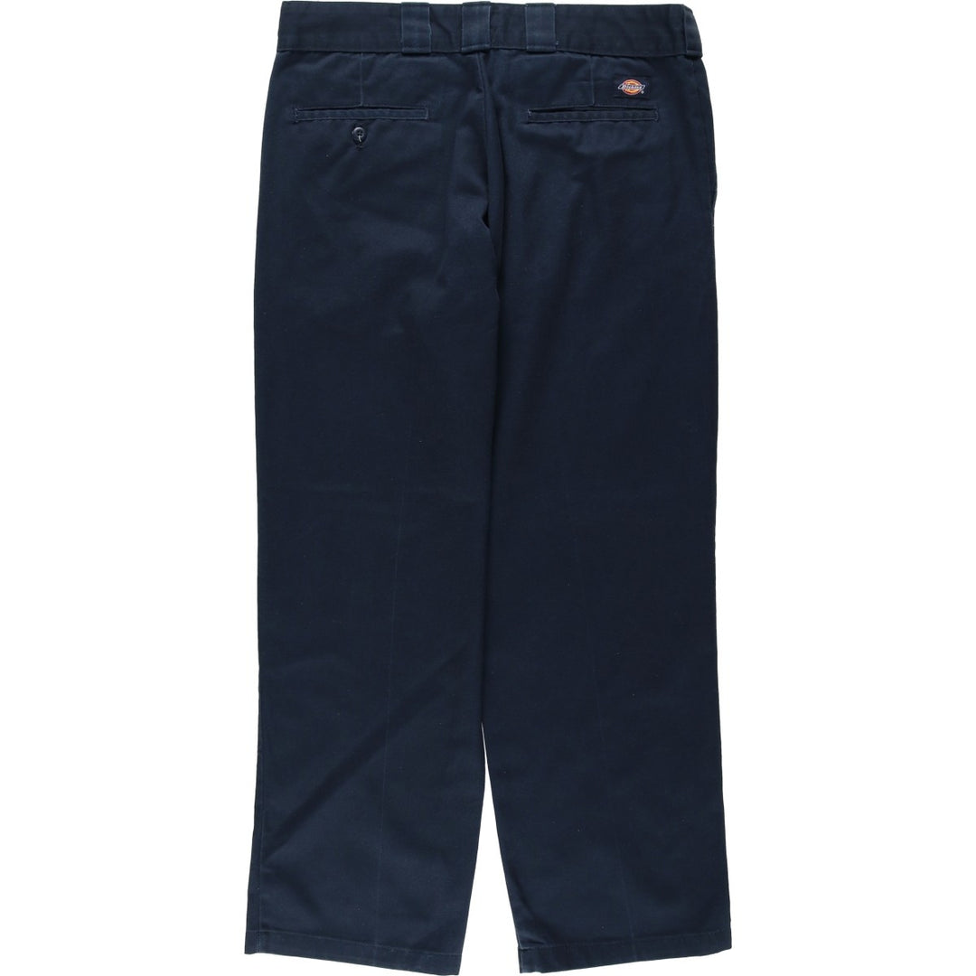 Dickies 874 Original Fit Work Pants, Men's, Size W35 polyester navy blue type Vintage Second Hand