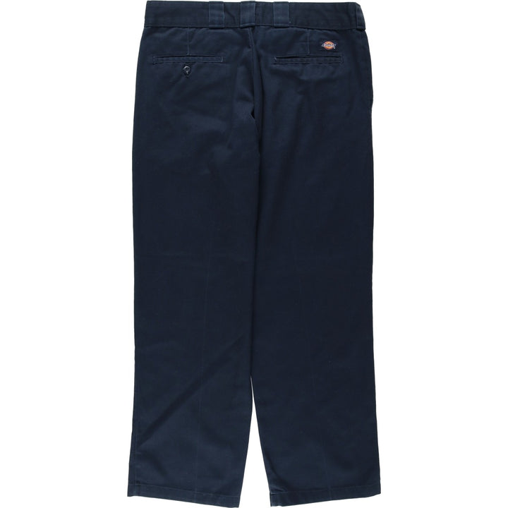 Dickies 874 Original Fit Work Pants, Men's, Size W35 polyester navy blue type Vintage Second Hand