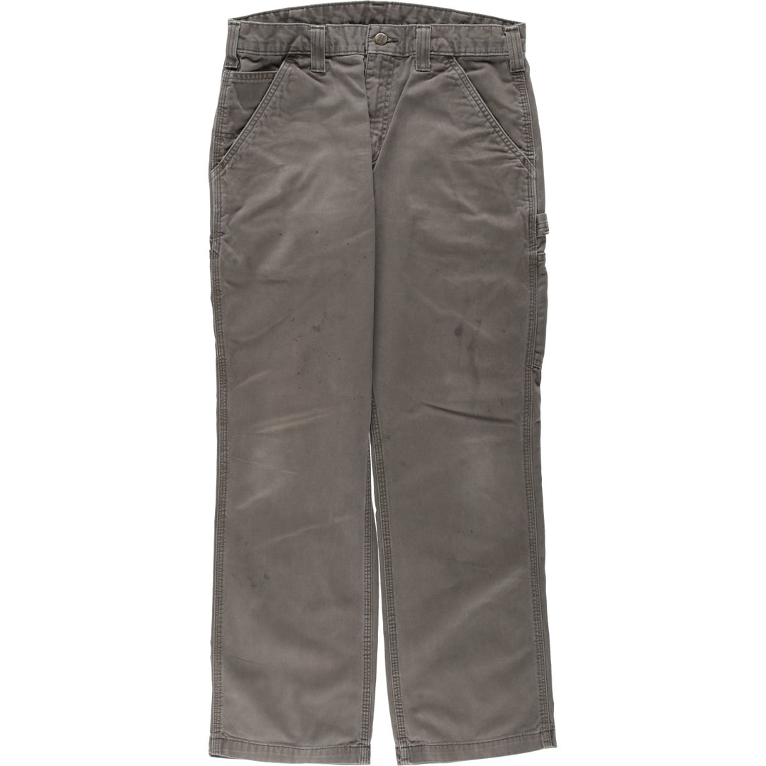 Carhartt Relaxed Fit Work Pants, Men's, equivalent to size W32 cotton Khaki type Vintage Second Hand