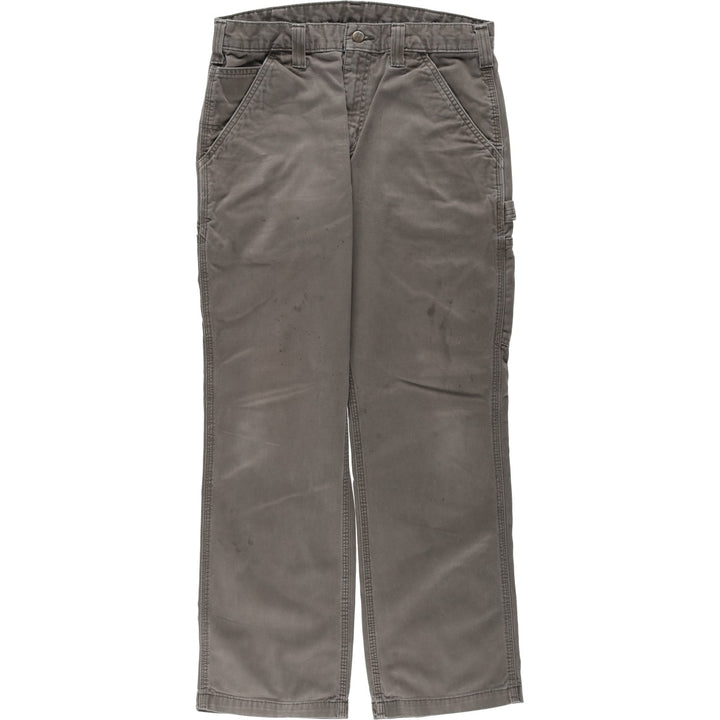 Carhartt Relaxed Fit Work Pants, Men's, equivalent to size W32 cotton Khaki type Vintage Second Hand