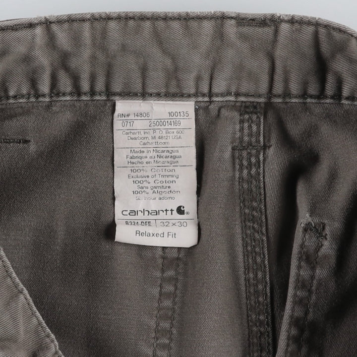 Carhartt Relaxed Fit Work Pants, Men's, equivalent to size W32 cotton Khaki type Vintage Second Hand
