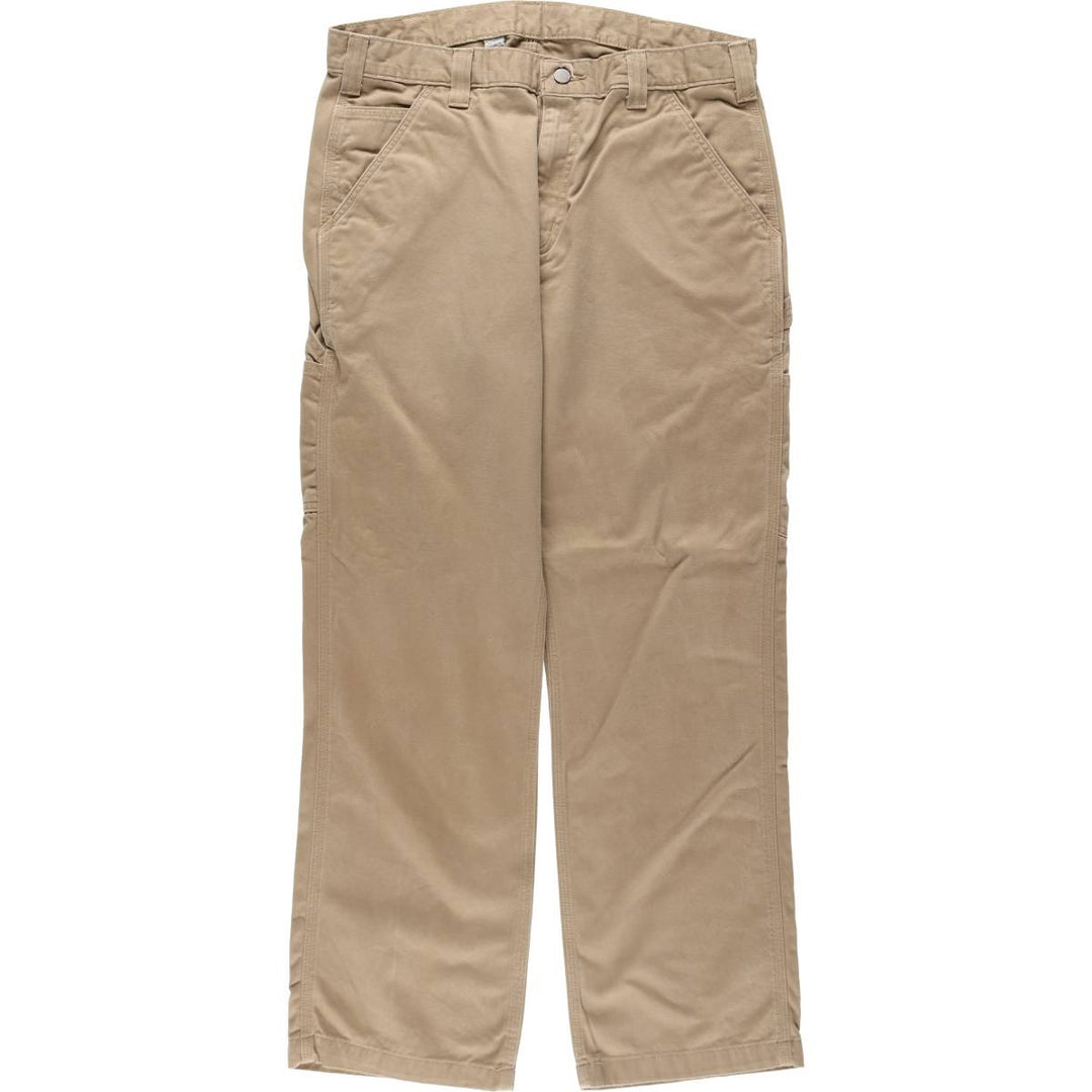 Carhartt Painter Pants, Men's, Size W35 cotton beige type brown Vintage Second Hand
