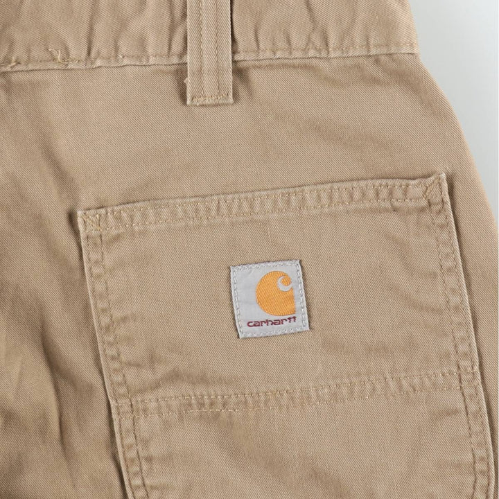 Carhartt Painter Pants, Men's, Size W35 cotton beige type brown Vintage Second Hand
