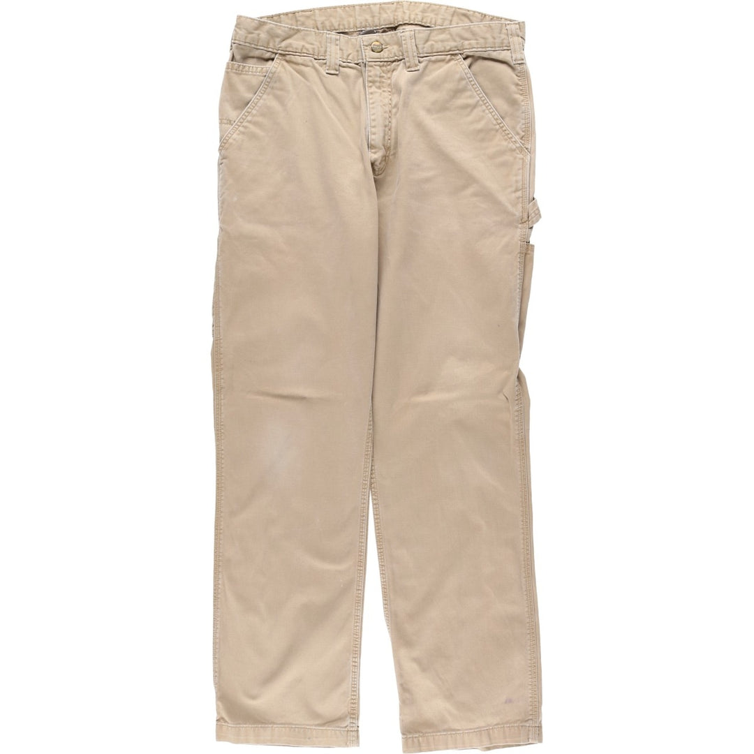 Carhartt Relaxed Fit Painter Pants, Men's, W35 equivalent cotton Beige type Vintage Second Hand