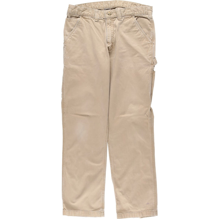 Carhartt Relaxed Fit Painter Pants, Men's, W35 equivalent cotton Beige type Vintage Second Hand
