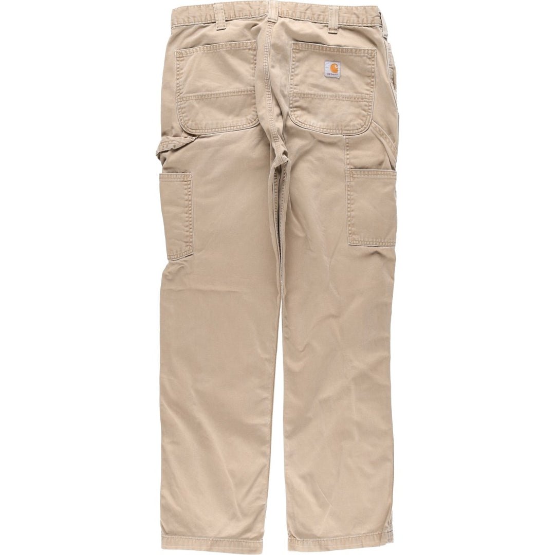 Carhartt Relaxed Fit Painter Pants, Men's, W35 equivalent cotton Beige type Vintage Second Hand