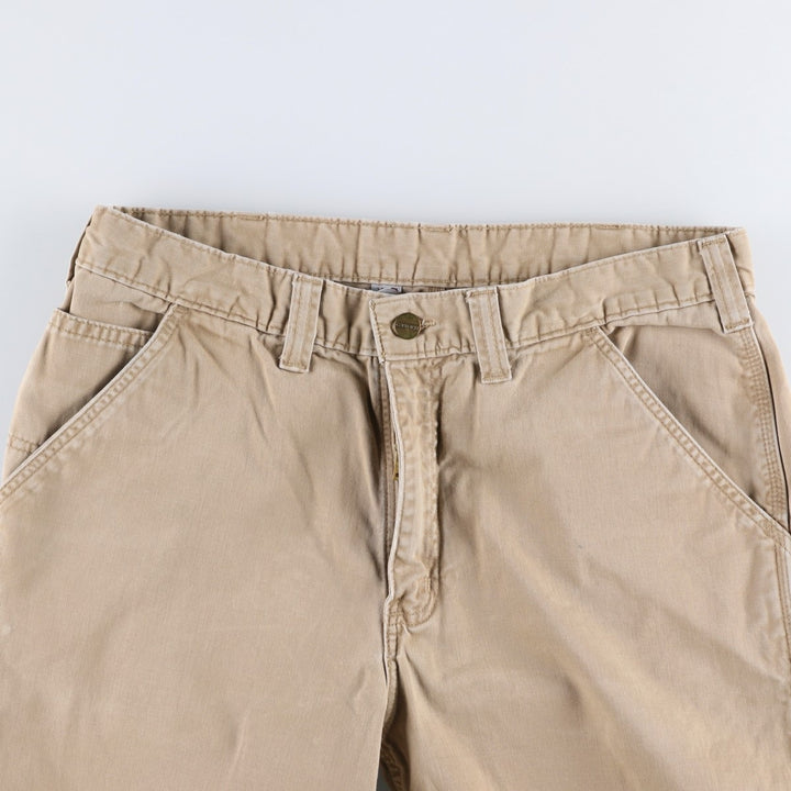 Carhartt Relaxed Fit Painter Pants, Men's, W35 equivalent cotton Beige type Vintage Second Hand