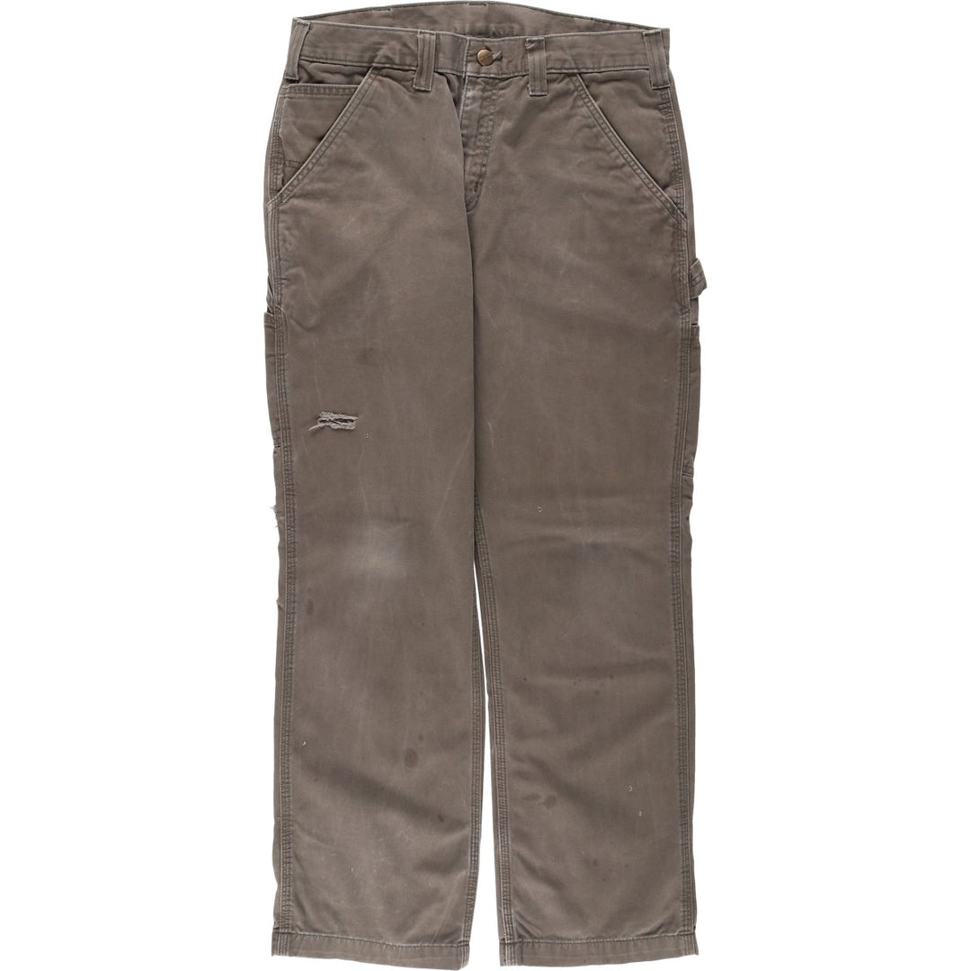 Carhartt Relaxed Fit Painter Pants, Men's, Size W33 (approx.) cotton Khaki type Vintage Second Hand