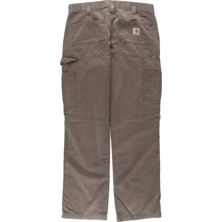 Carhartt Relaxed Fit Painter Pants, Men's, Size W33 (approx.) cotton Khaki type Vintage Second Hand